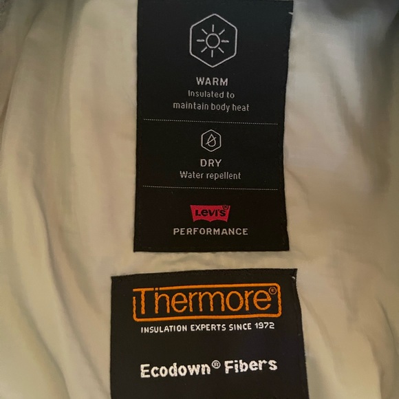Levi’s NWT Sz Med Edie packable jacket; lightweight, synthetic down puffer - Picture 9 of 14